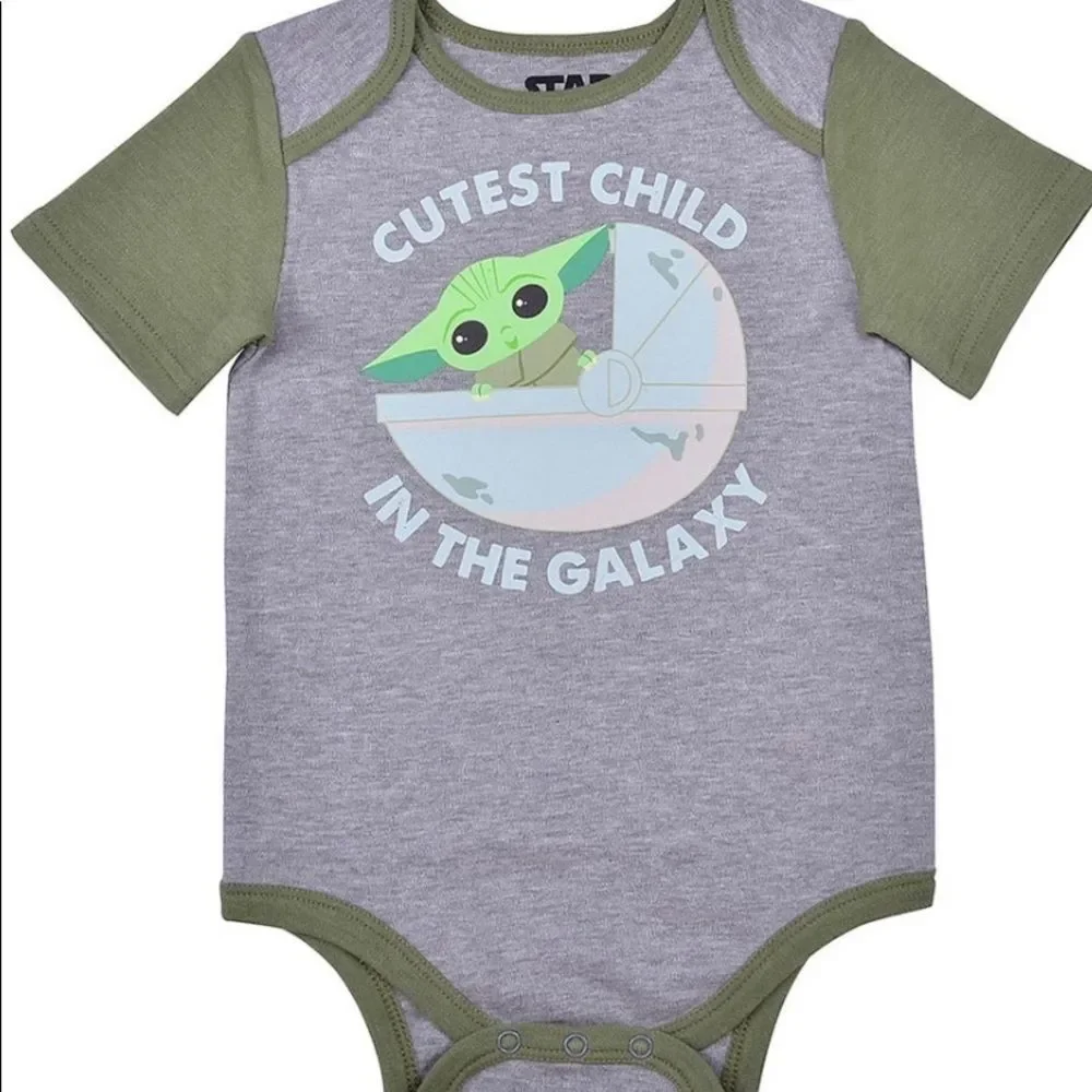 Mandalorian Infant Bodysuit set